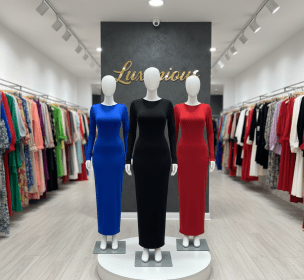 Robe Moulante col round